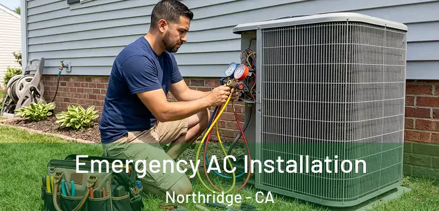  Emergency AC Installation Northridge - CA