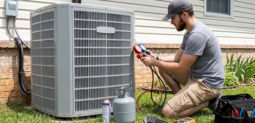 Emergency Air Conditioning Retrofit in Northridge