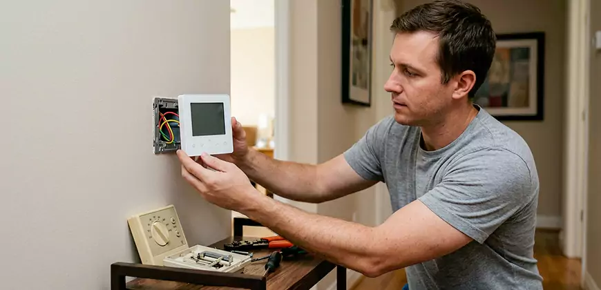 Heat Pump Thermostat Configuration in Northridge